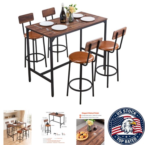 Waterproof piece pub table - 5-piece,