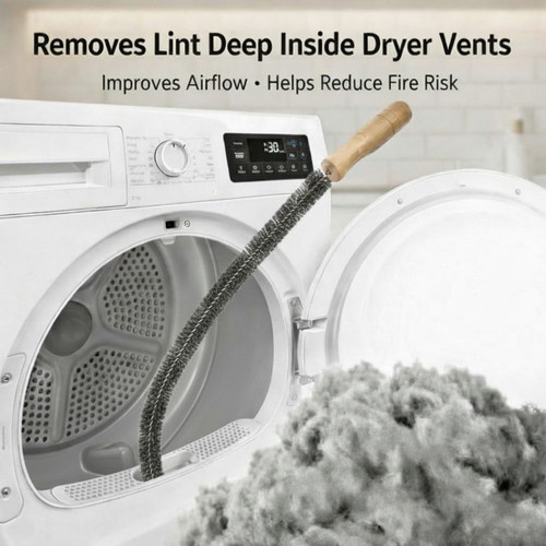 Flexible clothes dryer lint - flexible,