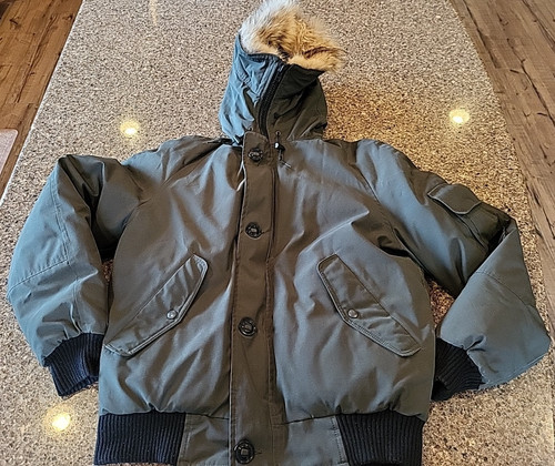 Cabela parka jacket - jacket, green