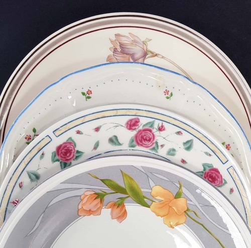 Mismatched salad plates - mismatched,