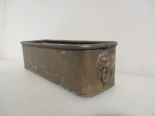 Vintage brass trough tub - brass,