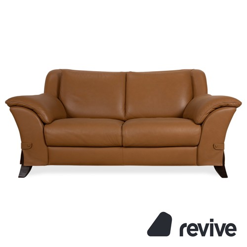 Natuzzi leather seater brown - natuzzi, 2