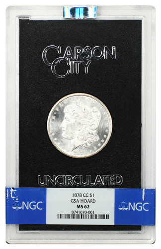 Gsa 1878 1 ngc ms62 - 1878-cc,