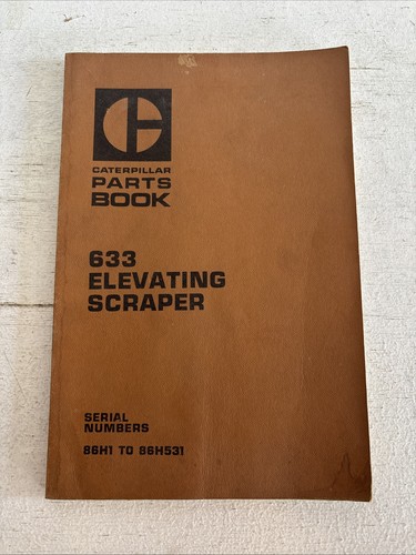 Vintage caterpillar parts book - caterpillar,