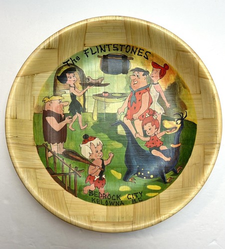 Vintage flintstones wood - vintage,