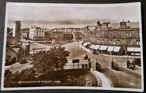 Ayr scotland burns statue - ayr,,