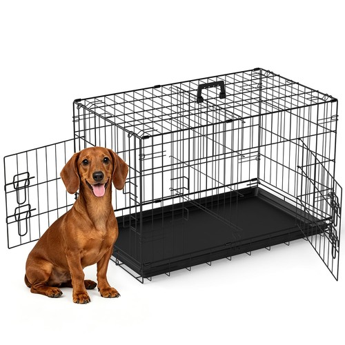 Fdw foldable metal dog - foldable,