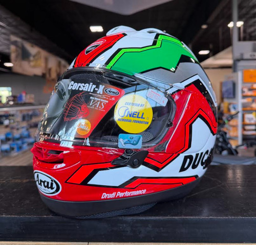 New ducati corse flag arai - ducati, v8
