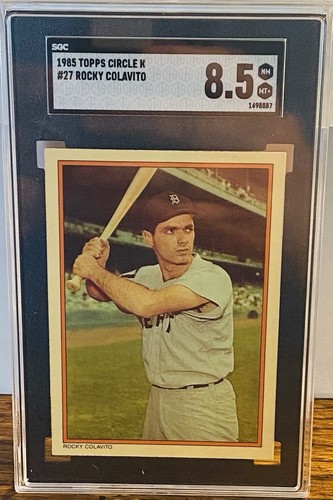 1985 topps circle rocky - topps, k