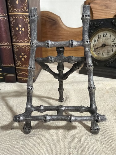 Vintage silver metal - silver, faux