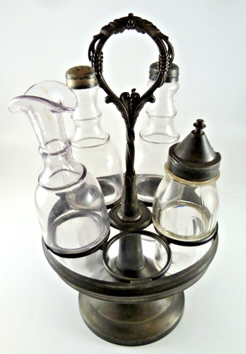 Set antique victorian castor - set,