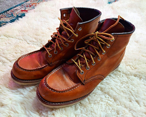 Red wing shoes - red,