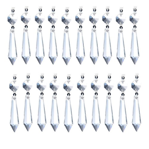 Pcs clear crystal - 20,