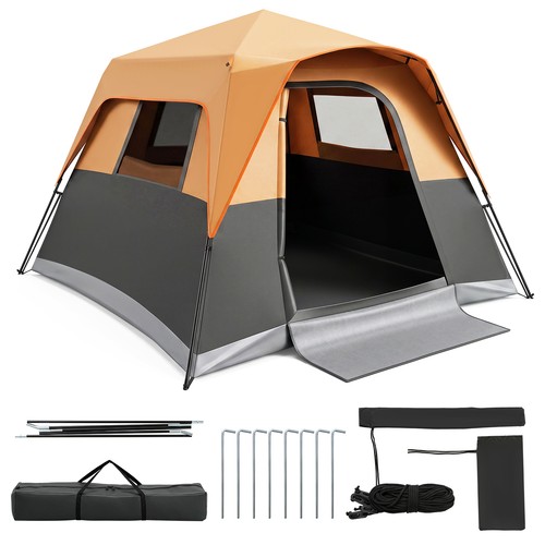Person outdoor camping tent - outdoor,