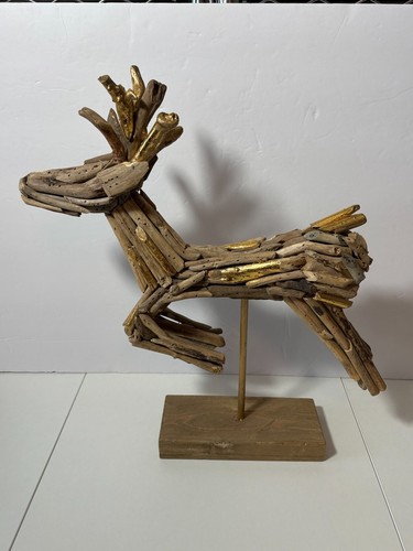 Christmas driftwood deer - deer, on