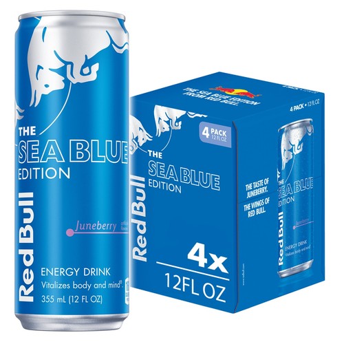 Red bull sea blue - blue, edition