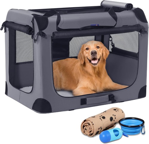 Inch collapsible dog crate - inch,