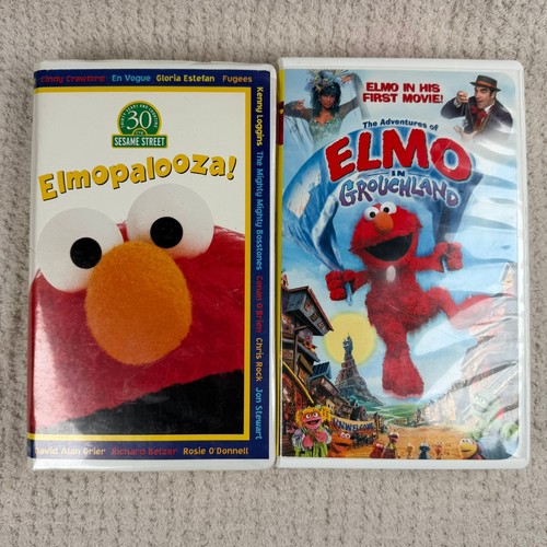 Sesame street elmo vhs - vhs, lot