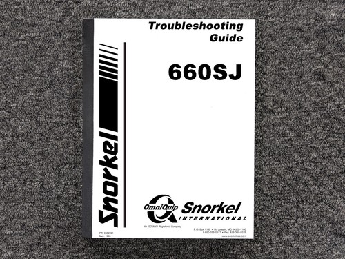 Snorkel 660sj boom lift - snorkel,