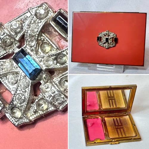 Shields compact rhinestone - shields,