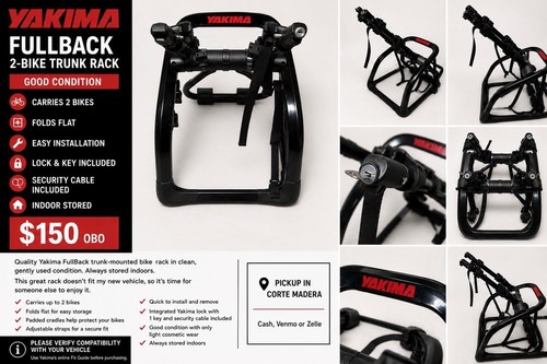 Yakima fullback bike - fullback, 2-bike