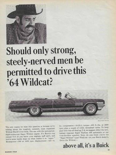 1964 buick wildcat - 1964, convertible
