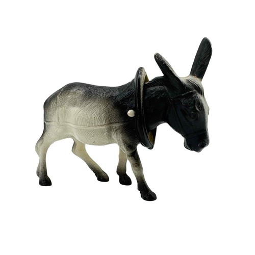 Vintage celluloid donkey - 4",