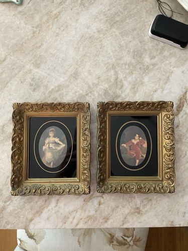Two vintage framed art - vintage,