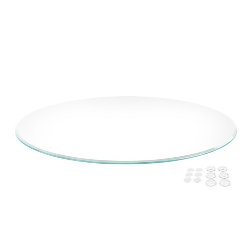 Ultra clear round - glass, table
