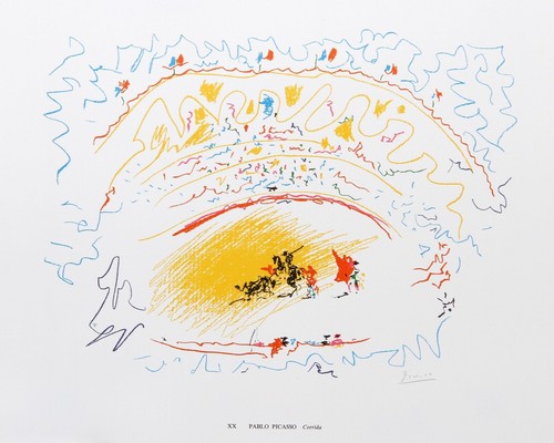Pablo picasso corrida offset - picasso,,
