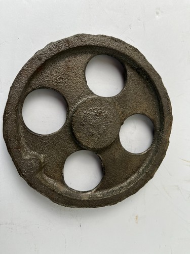 Antique music box pulley - music, disc