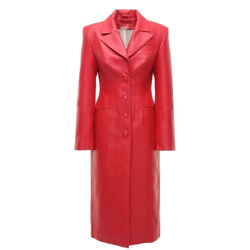 Women lambskin red stylish - red,