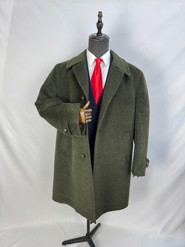 Vintage mens loden coat wool - vintage,