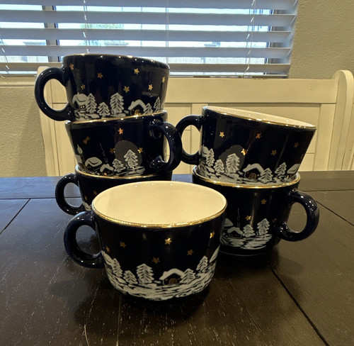 Set blue white ceramic - set,