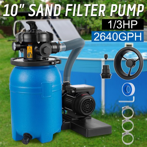 Sand filter above ground - sand,