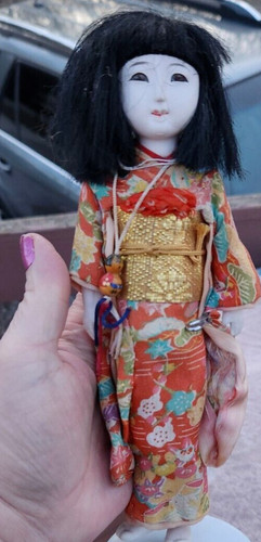 Vintage japanese gofun girl - vintage,