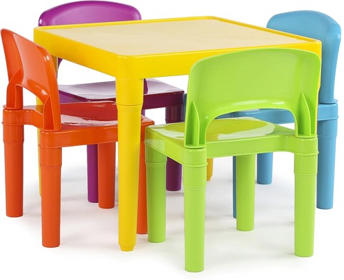 Kids plastic table chair - chair, set