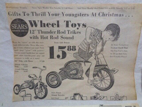 Vintage 1963 mattel rroom - vintage, ad