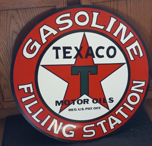Texaco large sign inch - sign,
