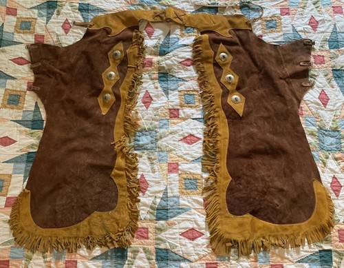 Vintage western leather cowboy - vintage,