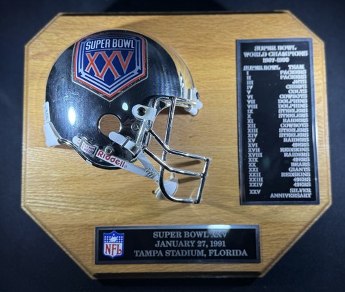 Nfl helmet plaque super - helmet,