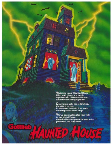 Haunted house gottlieb pinball - haunted,