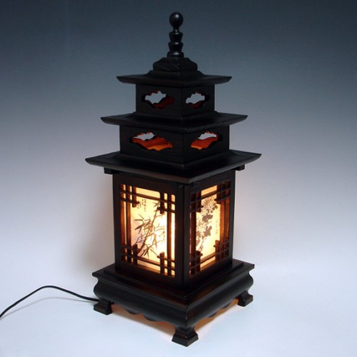 Wood shade asian pagoda - wood,