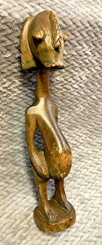Vintage african hand carved - african,