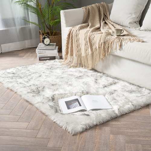 Large carpet faux fur - faux,