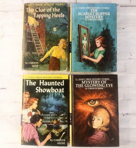 Lot vintage nancy drew - 4,