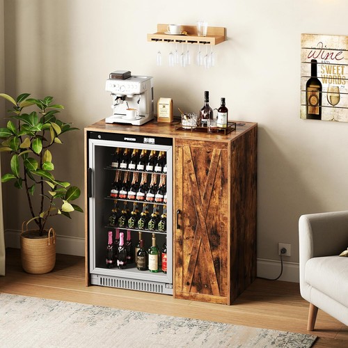 Mini fridge cabinet with - fridge,