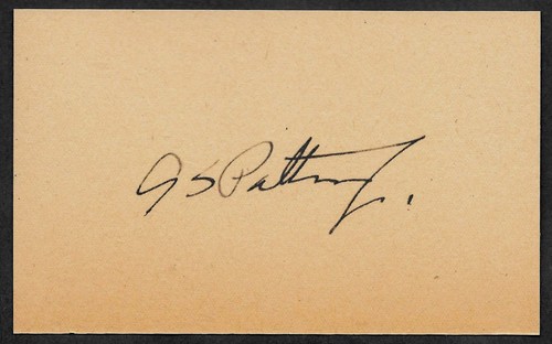 George patton autograph - s,