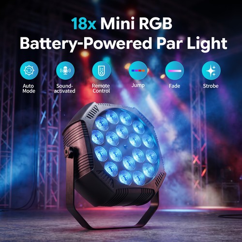 36w rgb 18led - rgb, par