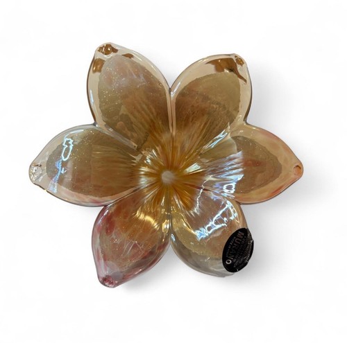Murano glass flower art - glass,